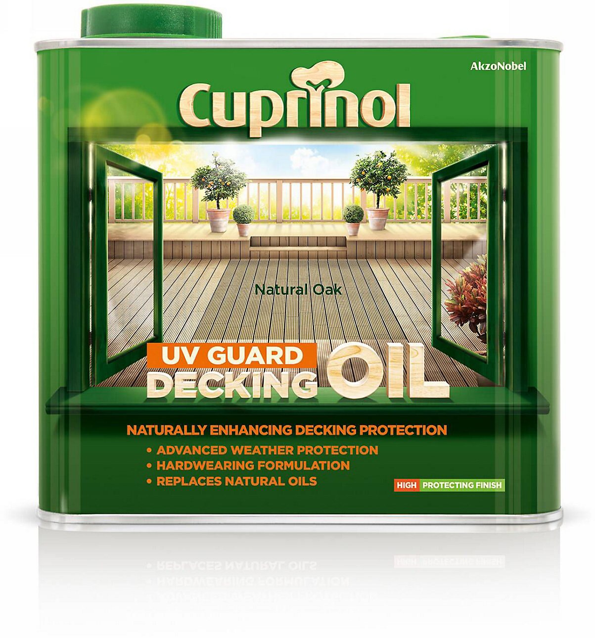 CUPRINOL NATURAL OAK DECKING OIL & PROTECT 2.5L