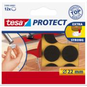 TESA 12PCS FELTS 22mm BROWN 