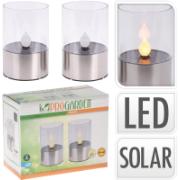 SOLAR CANDLE LIGHT SET OF 2