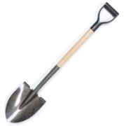 SUPER SHOVEL ROUND WITH WOOD HANDLE
