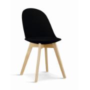JINA PP CHAIR BLACK WITH CUSHION