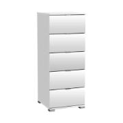 DEMEYERE CHEST PERFECT 5 DRAWERS PEARL WHITE 101.2X39.8X41.9CM