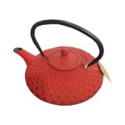 CAST IRON ΤΣΑΓΙΕΡΑ  0.8L ENAMELED RED