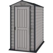 DURAMAX PLASTIC EVERMORE SHED 4X6FT ANTHRACITE
