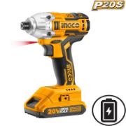 INGCO CIRLI2002 20V LI-ION IMPACT DRIVER WITH 2X 2AH BATTERIES CHARGER AND TOOLBAG
