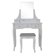 SUPERLIVING EMMA DRESSING TABLE WITH STOOL
