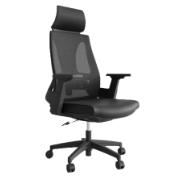 SUPEROFFICE DOVE MANAGERIAL OFFICE CHAIR BLACK 127X65X64CM