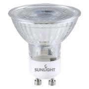 SUNLIGHT LED 4.5W LAMP GU10 GLASS 455LM 4000K 38° CLEAR