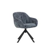 CHRIS DINING CHAIR - 360-DEGREE COMFORT - BLUE