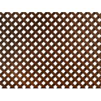 FIXED PLASTIC TRELLIS 0.8M X 1.8M X 18MM BROWN WITHOUT FRAME