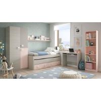 FORES IJOY BOOKCASE PINK 1,80X52X25CM