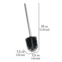 WENKO SILICONE REPLACEMENT BRUSH STAINLESS STEEL HANDLE BLACK