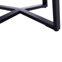 TABLE BASE BLACK METALLIC HM470.01 60x60x72HCM