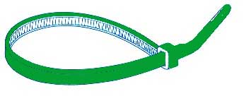 ELTECH CABLETIES 2.5x100mm GREEN