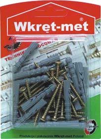 WRET-MET 22 TMX 6mm ΠΛΑΣΤΙΚΑ ΒΥΣΜΑΤΑ ΚΑΙ ΞΥΛΟΒΙΔΑ 3,5x35mm