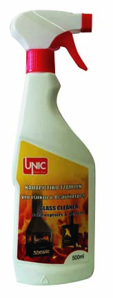 UNIC FIREPLACE GLASS CLEANER 500ML