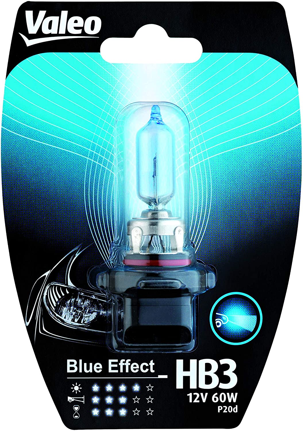 VALEO ΛΑΜΠΑ HB3 BLUE EFFECT 12V 60W BLISTER x 1