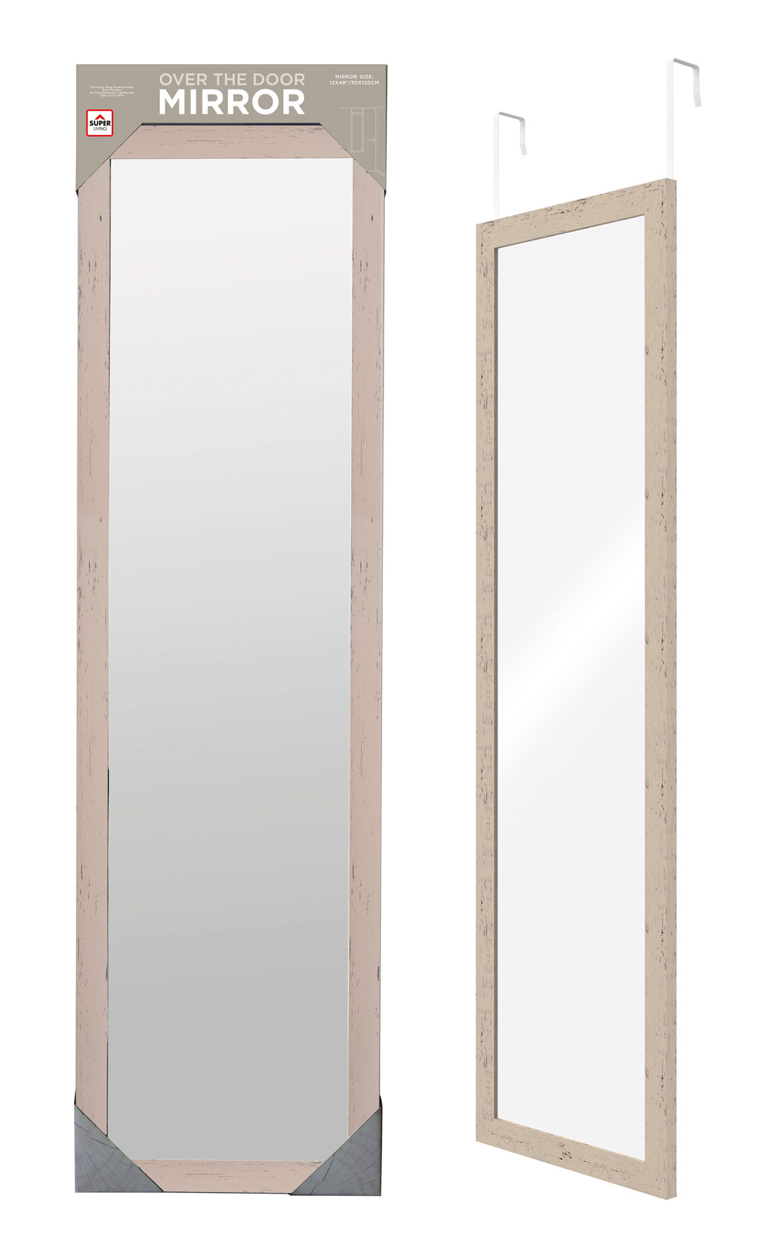 SUPERLIVING PS DOOR WALL MIRROR 30X120CM 3 COLORS AVAILABLE