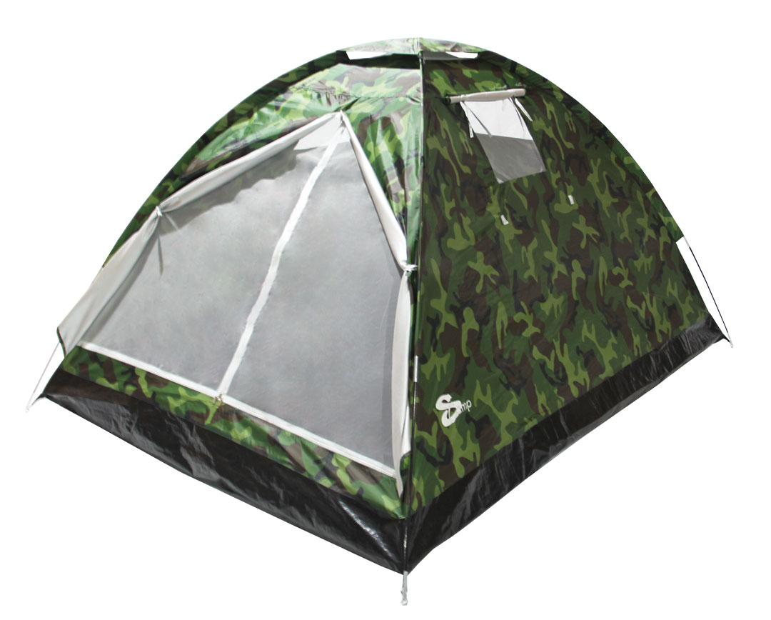FUJI 2 PERSON CAMPING TENT 210X160X120CM CAMOUFLAGE