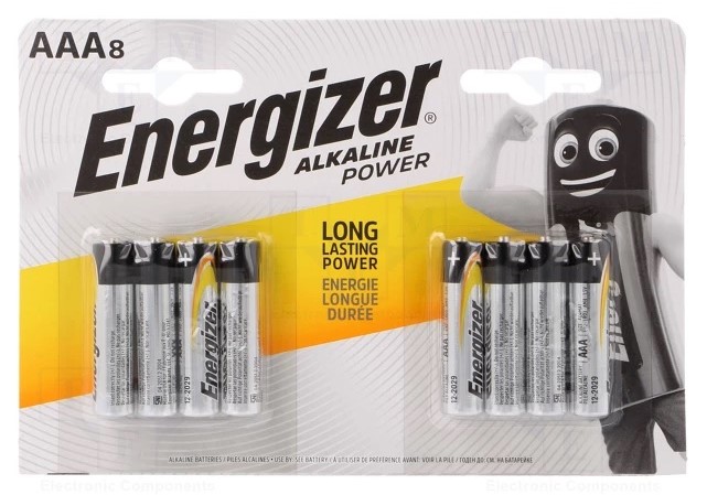 ENERGIZER ALKALINE POWER AAA BATTERIES 8 PACK
