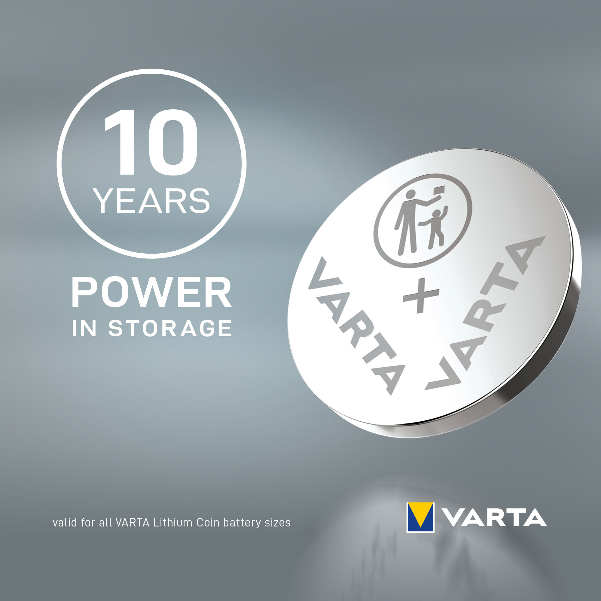 VARTA LITHIUM COIN CR2450 (BUTTON CELL BATTERY, 3V) PACK OF 1