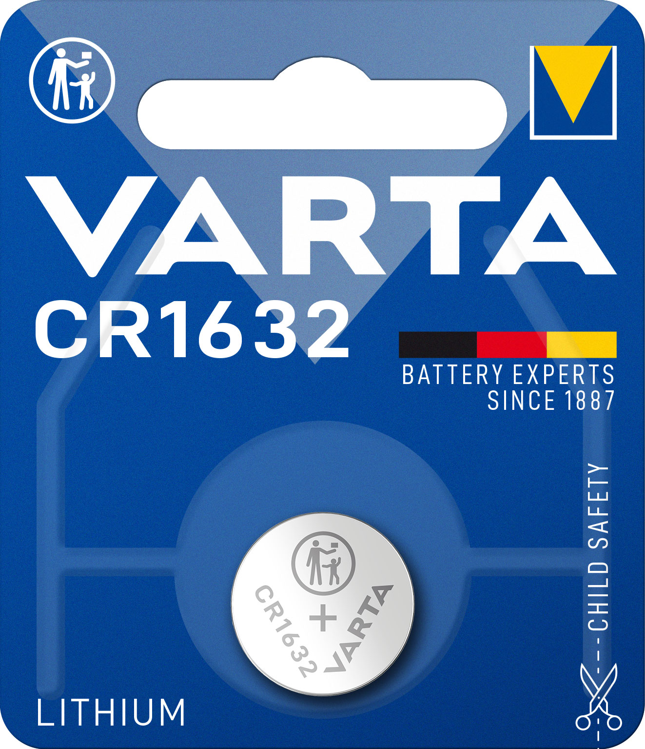 VARTA LITHIUM COIN CR1632 (BUTTON CELL BATTERY, 3V) PACK OF 1
