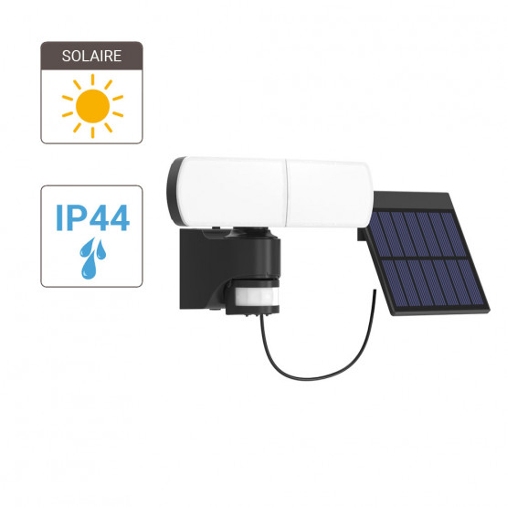 XANLITE IP44 SOLAR FLOODLIGHT WITH MOTION DETECTOR 1500LM - NEUTRAL WHITE COLOR
