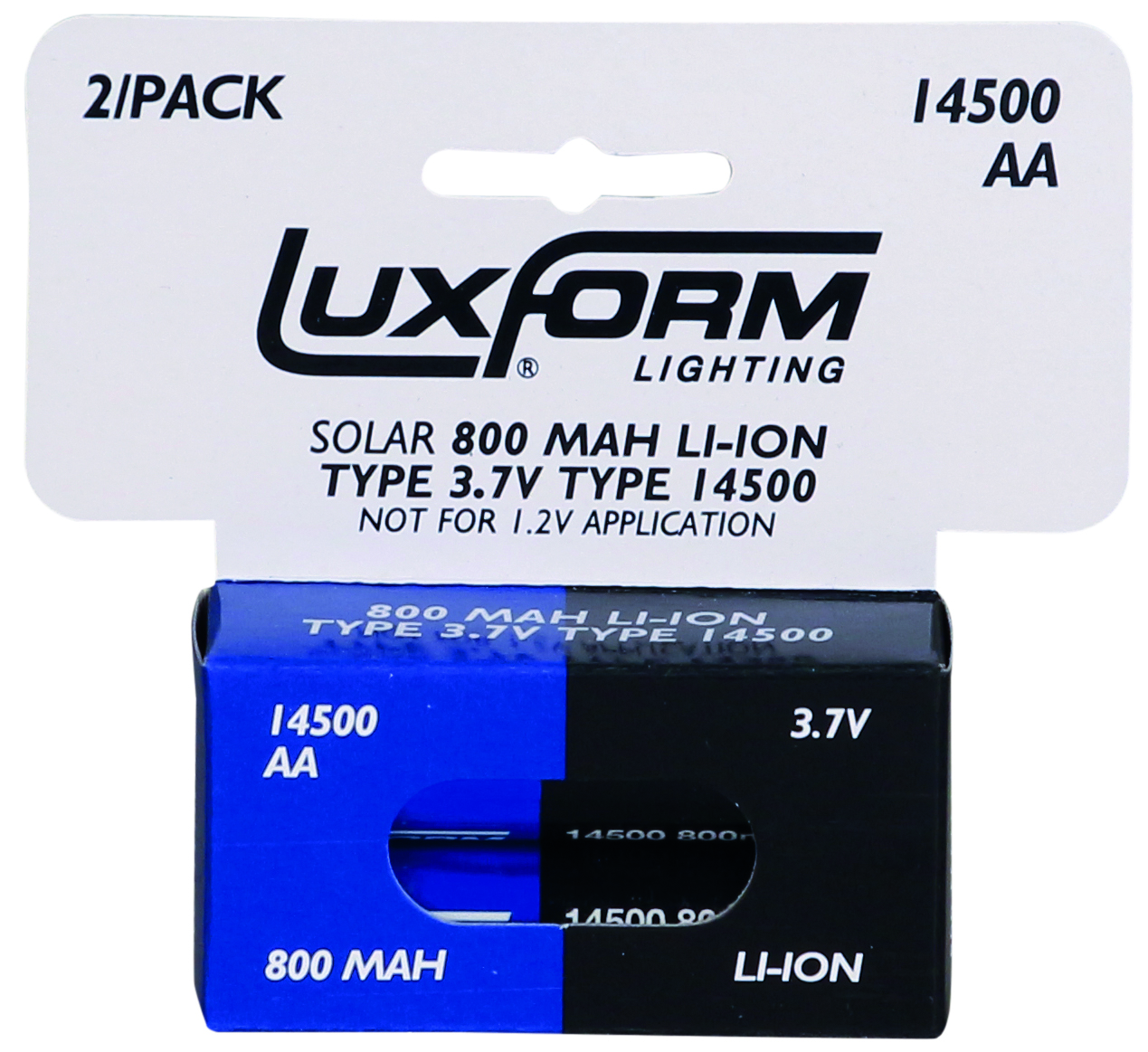 LUXFORM LIGHTING ΗΛΙΑΚΗ ΜΠΑΤΑΡΙΑ 1X18650 LI-ION 3.7V