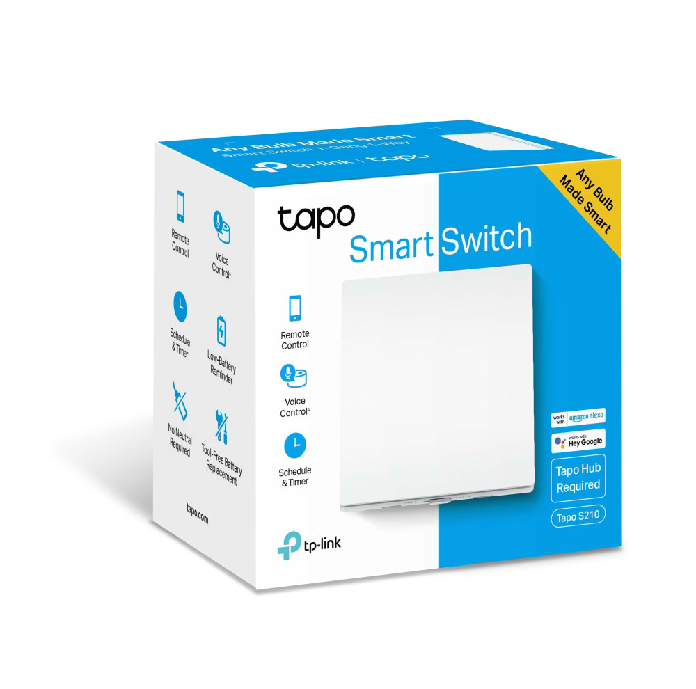 TP-LINK TAPO S210 SMART LIGHT SWITCH 1-GANG 1-WAY