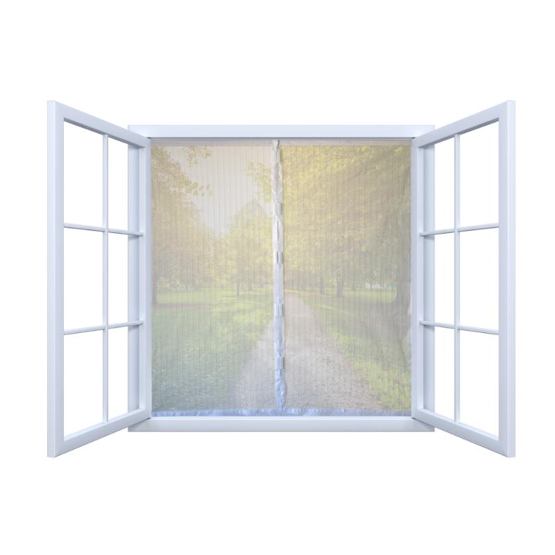 HOME & CAMP FLY SCREEN MAGNETIC WINDOW 120X120CM WHITE